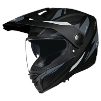 SMK Helmet Ares Claw MA266 Matt Black Grey