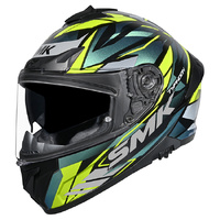 SMK Helmet Typhoon 06 Rival GL254C Black Blue Yellow