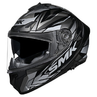 SMK Helmet Typhoon 06 Rival MA266 Matt Black Grey