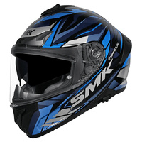 SMK Helmet Typhoon 06 Rival GL256 Black Blue Grey