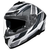 SMK Helmet Typhoon 06 Sparko GL162 White Grey Black