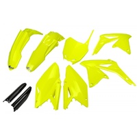 UFO Complete Plastic Kit for Suzuki RMZ 450 2008-2017 SUKIT417FEDFLU