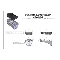 SW Motech ION Footrest Kit for Honda XL600V Transalp 1997-1999 >FRS0101110201-S