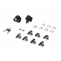 SW Motech Trax Lock Set With Anti-Theft Protection Pro. 9 Matching Locks, 2 Keys