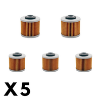 5 Pack Twin Air - Oil Filter for Yamaha XTZ660 1996-1999