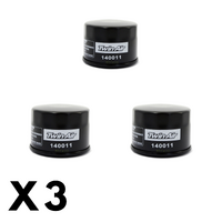 3 Pack Twin Air - Oil Filter for Yamaha XVS1300 V STAR 2007-2009