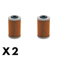 2 Pack Twin Air - Oil Filter for Husaberg FC450 2004-2005