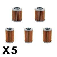 5 Pack Twin Air - Oil Filter for Polaris 525 OUTLAW IRS 2008-2011 (2nd Filter)