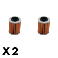 2 Pack Twin Air - Oil Filter for Can Am MAVERICK X3 XRC TURBO RR 2020-2024