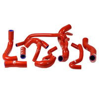 Samco Radiator Hose Kit Red TCSDUC-17-R