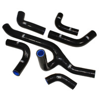 Samco Radiator Hose Kit Black TCSDUC-2-K