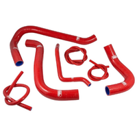Samco Radiator Hose Kit for Honda CBR 1100 XX Blackbird SC35 1997 >Red