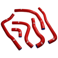 Samco Radiator Hose Kit Red TCSHON-119-R