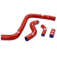 Samco Radiator Hose Kit for Honda VFR 700 F USA VFR 700 F2 USA 1986-1987 >Red