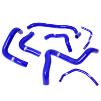Samco Radiator Hose Kit for Honda CBR 400 NC23 Tri Arm 1986-1989 >Blue