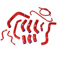 Samco Radiator Hose Kit Red TCSHON-80-R