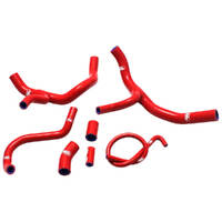 Samco Radiator Hose Kit Red TCSHON-82-R