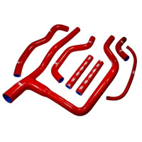Samco Radiator Hose Kit for Honda Africa Twin XRV750 RD07 1993-2000 >Red
