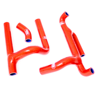 Samco Radiator Hose Kit for Husqvarna TE 250 2010-2013 >Red
