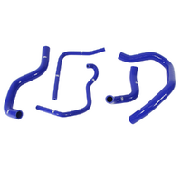 Samco Radiator Hose Kit for Kawasaki ZX 6R 600 636 1998-2002 >Blue