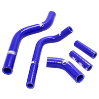 Samco Radiator Hose Kit for Kawasaki KX 250 F 2004-2005 >Blue