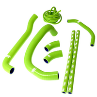 Samco Radiator Hose Kit Green TCSKAW-29-E