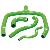 Samco Rad Hose Kit for Kawasaki KX 250 F 2009-2016 >Green (Y Piece Race Kit)