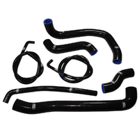 Samco Radiator Hose Kit Black TCSKAW-37-K