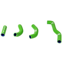 Samco Radiator Hose Kit for Kawasaki KX 250 E1/F1/G1 1987-1989 >Green