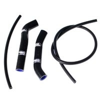 Samco Radiator Hose Kit for Kawasaki KR1 (KR250) 1988-1991 >Black