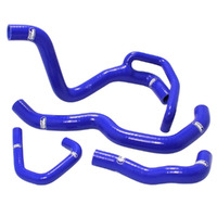 Samco Radiator Hose Race Kit for Kawasaki ZX-6R 2009-2022 >Blue