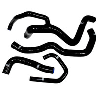 Samco Radiator Hose Race Kit for Kawasaki ZX-6R 2009-2022 >Black