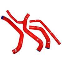Samco Radiator Hose Race Kit for Kawasaki ZX 10 R 2011-2015 >Red