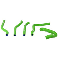 Samco Radiator Hose Kit for Kawasaki KX 250 H1/H2 1990-1991 >Green