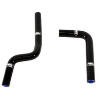 Samco Radiator Hose Kit for Kawasaki KX 125 1988-1989 >Black