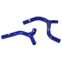 Samco Radiator Hose Kit for Kawasaki KX 450 F 2016-2018 >Blue (Y Piece Race Kit)
