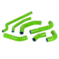 Samco Radiator Hose Kit for Kawasaki ZX 10 R/SE/KRT/RR 2016-2019 >Green