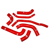Samco Radiator Hose Kit for Kawasaki ZX 10 R/SE/KRT/RR 2016-2019 >Red