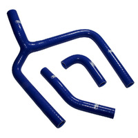 Samco Radiator Hose Kit for Kawasaki KX 250 F 2020 >Blue (Y Piece Race Kit)