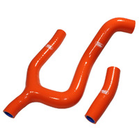 Samco Radiator Hose Kit for KTM 250 XC-F 2019-2020 >Orange (Y Piece Race Kit)