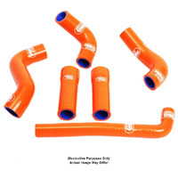 Samco Radiator Hose Kit for KTM 660 Rallye 2003-2006 >Orange