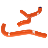 Samco Radiator Hose Kit for KTM 65 SX 2009-2015 >Orange