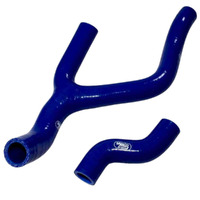 Samco Radiator Hose Kit for Husqvarna FC 350 2014-2015 >Blue (Y Piece Race Kit)