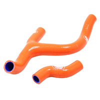 Samco Radiator Hose Kit for KTM 250 XC-F 2013-2015 >Orange (Y Piece Race Kit)