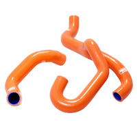 Samco Rad Hose Kit for KTM 1190 Adventure 2013-2016 >Orange (Y Piece Race Kit)