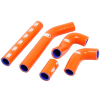 Samco Radiator Hose Kit for KTM 125 EXC 2012-2016 >Orange