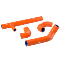 Samco Radiator Hose Kit for KTM 125 XC-W 2017-2019 >Orange