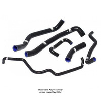 Samco Radiator Hose Kit for Suzuki RM 250 1989-1990 >Black