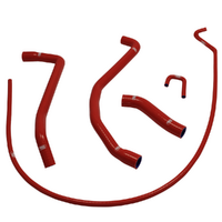 Samco Radiator Hose Kit for Triumph Tiger Sport 1050 2016-2019 >Red