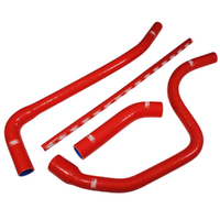 Samco Radiator Hose Kit for Triumph Speed Triple 1050 2007-2010 >Red